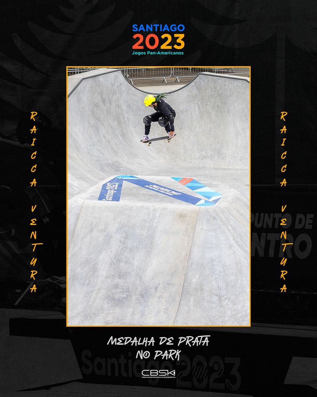 Pan 2023: Augusto Akio leva a prata no skate park, jogos pan-americanos