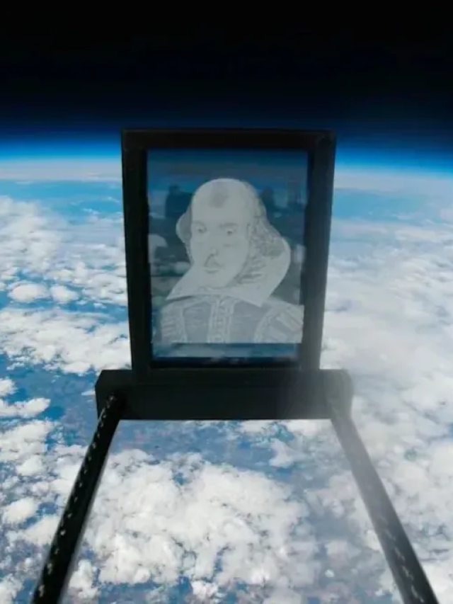 Retrato de Shakespeare vai ao espaço por 400 anos do “Primeiro Fólio”