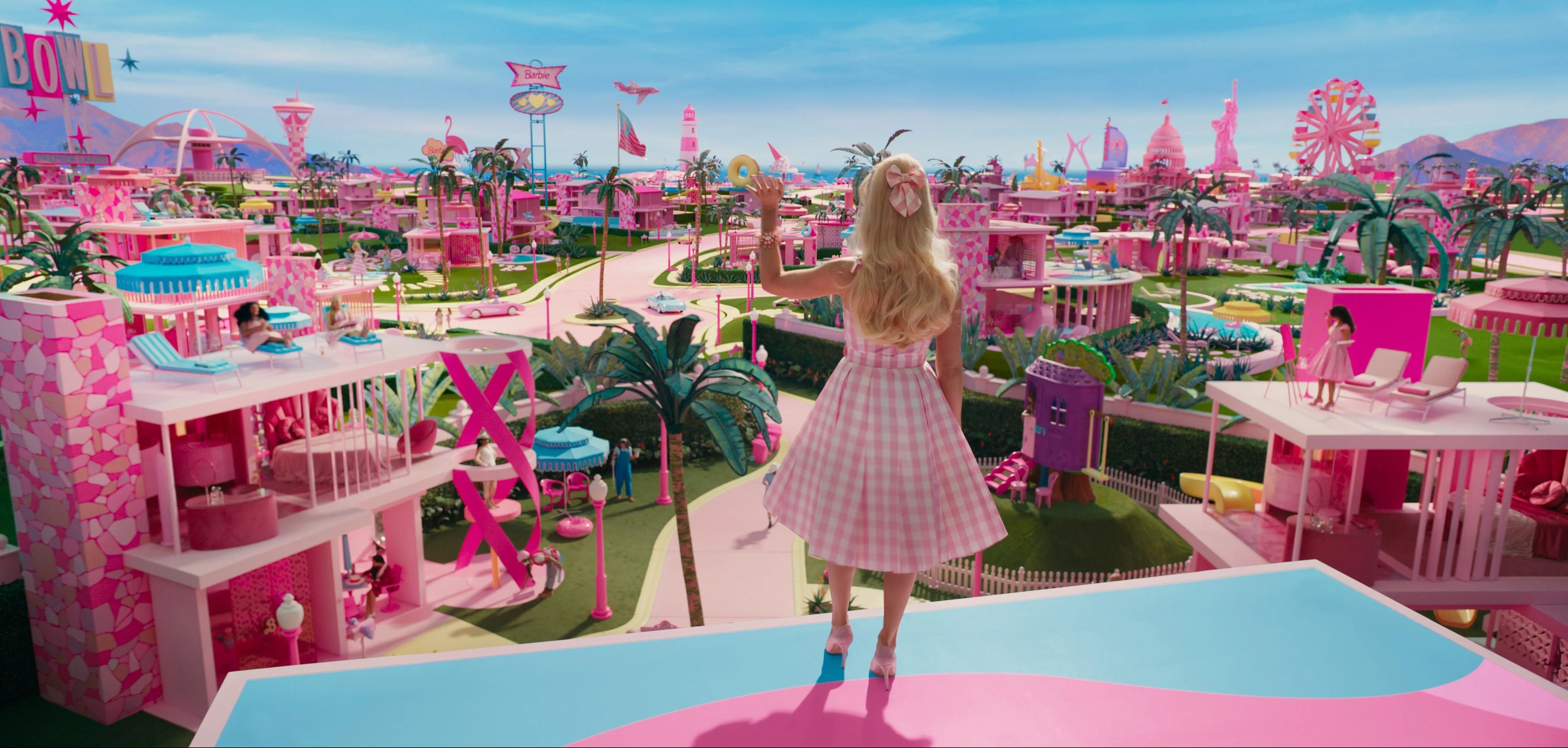 Timothée Chalamet visitou a produção de Barbie