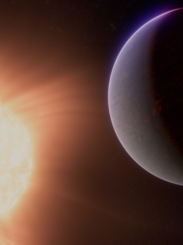 Telescópio James Webb encontra atmosfera em exoplaneta rochoso pela 1ª vez