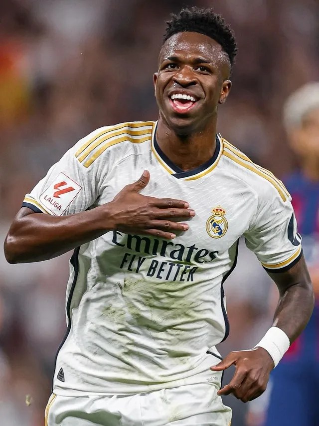 Vini Jr. reage à contratação de Mbappé pelo Real Madrid