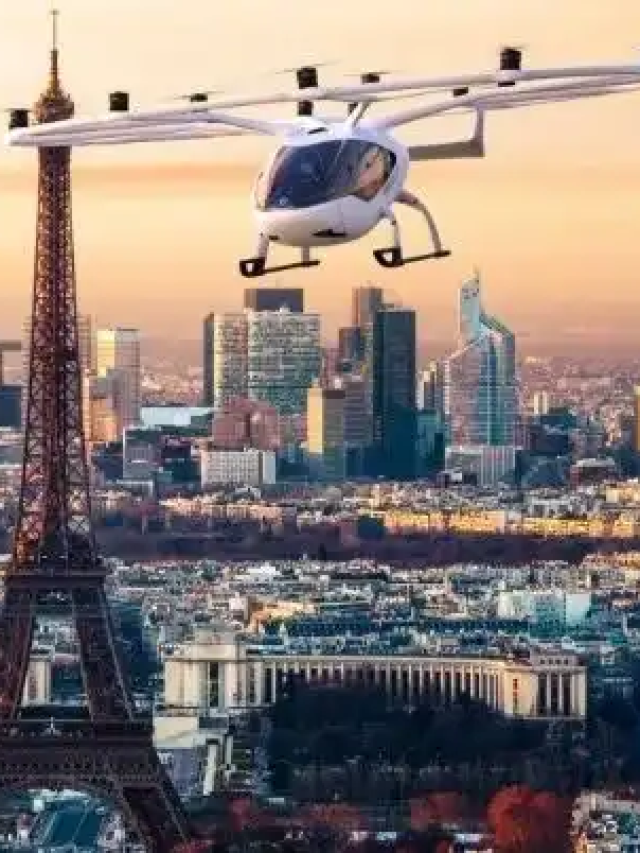 Táxi voador em Paris: inovação para as Olimpíadas