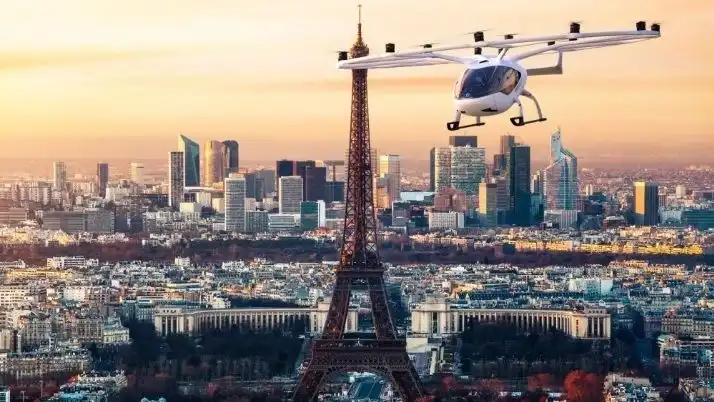 Táxi voador em Paris: inovação para as Olimpíadas