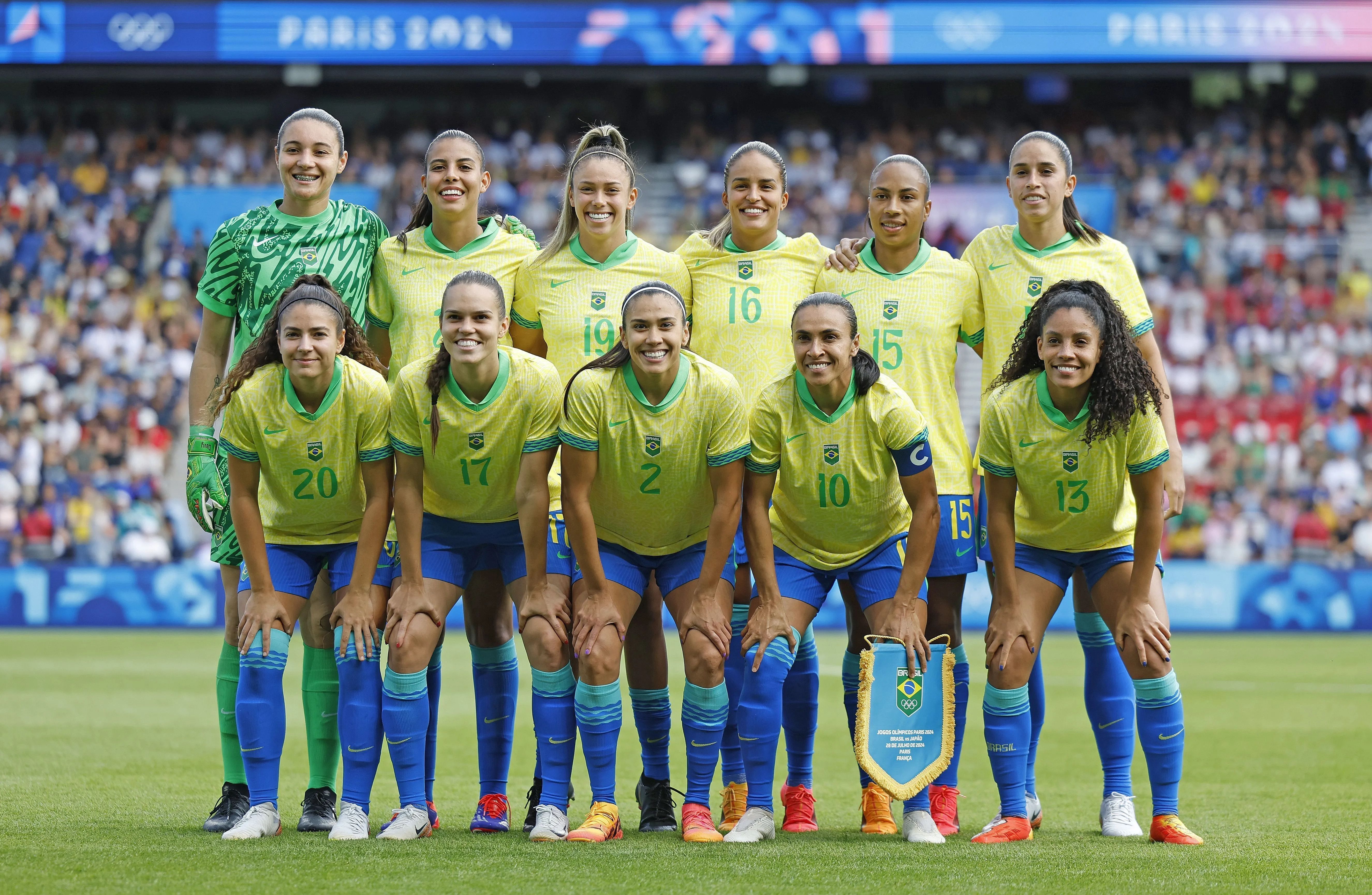 Brasil é a oitava seleção feminina no ranking da Fifa; EUA lideram