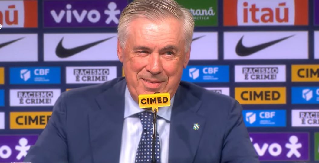 Carlo Ancelotti treinador da Seleção Brasileira