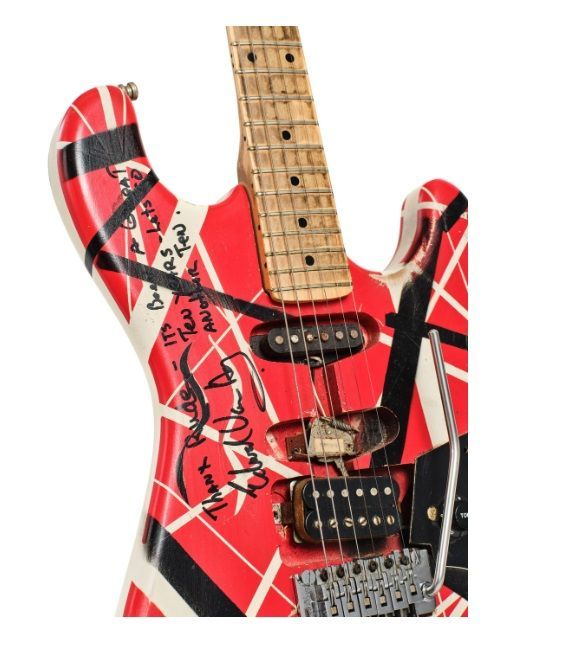 Guitarra de Van Halen de 1982 pode ser leiloada por até US$ 3