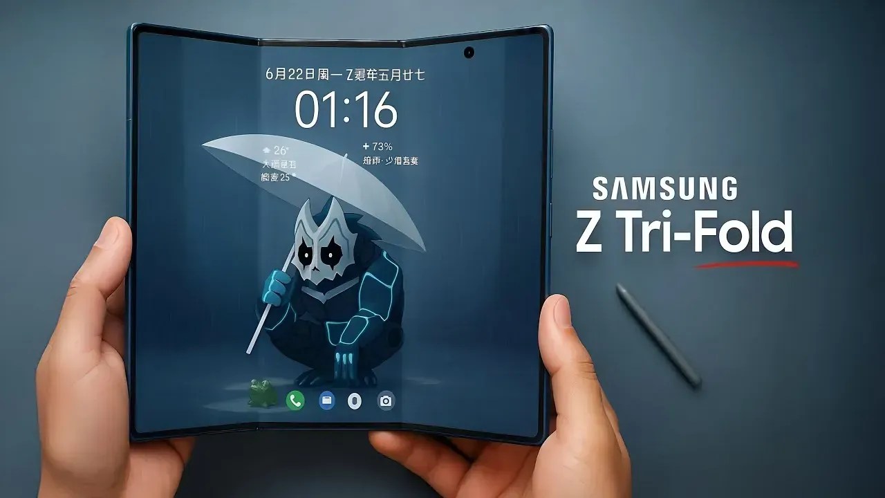 Galaxy Z TriFold: conheça celular da Samsung que dobra em 3 partes
