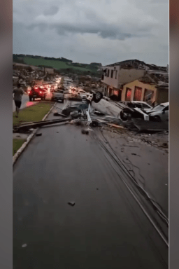 Tornado no Paraná causa destruição e deixa 6 mortos