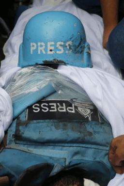 Gaza registrou quase metade das mortes de jornalistas no mundo em 2025, diz relatório