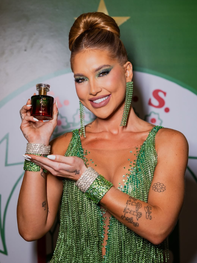 Virginia anuncia lançamento de perfume em parceria com a Grande Rio