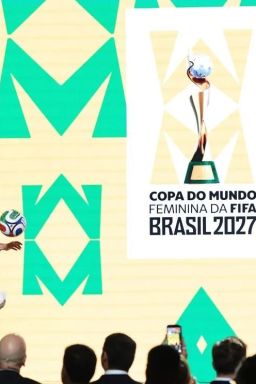 Fifa lança marca da Copa do Mundo Feminina de 2027 em evento no Rio