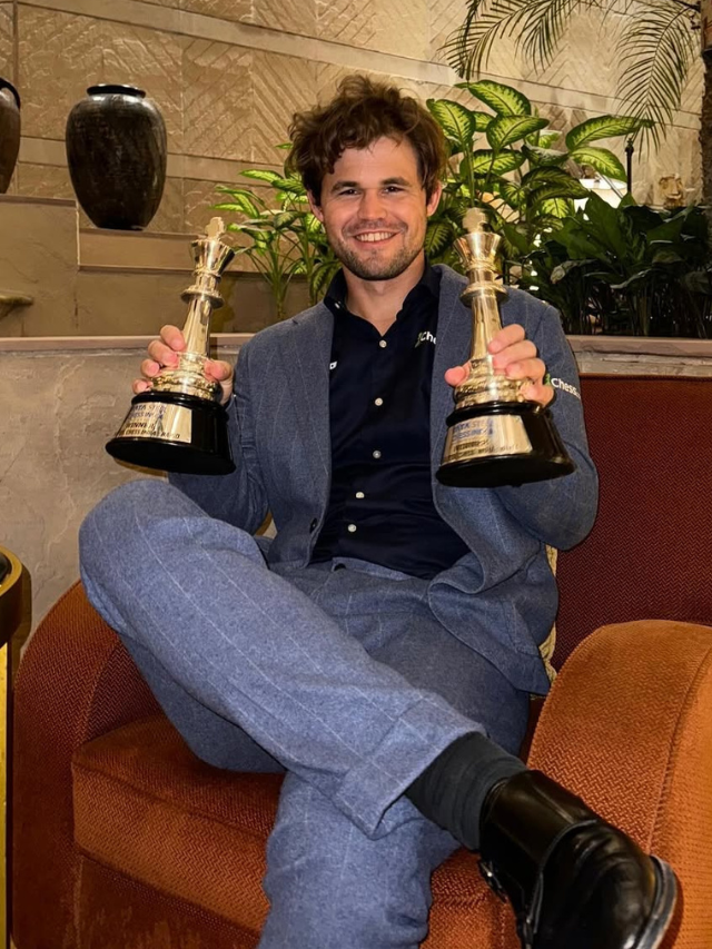Magnus Carlsen é o 1º campeão mundial oficial de xadrez freestyle