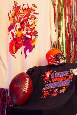 Às vésperas do Super Bowl, NFL lança coleção inspirada no carnaval