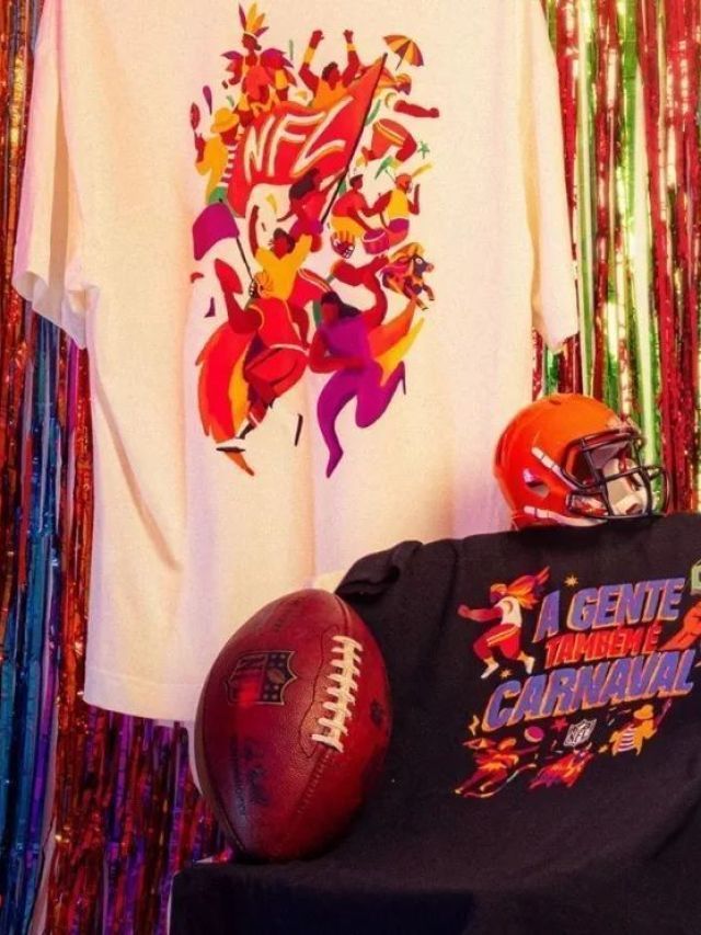 Às vésperas do Super Bowl, NFL lança coleção inspirada no carnaval