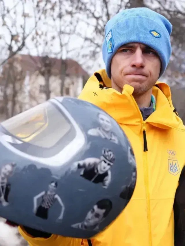 Atleta com capacete em homenagem à guerra na Ucrânia é desclassificado