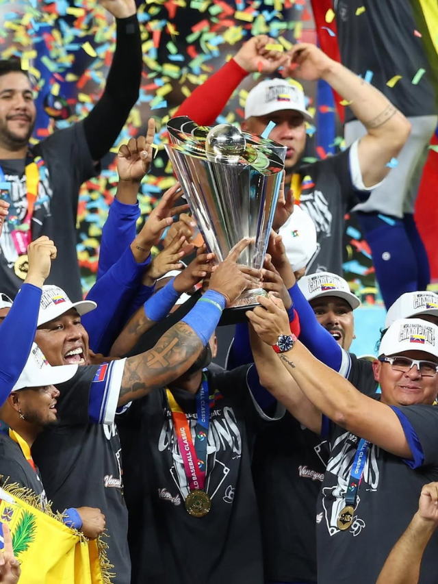 Venezuela vence Estados Unidos e conquista Copa do Mundo de Beisebol