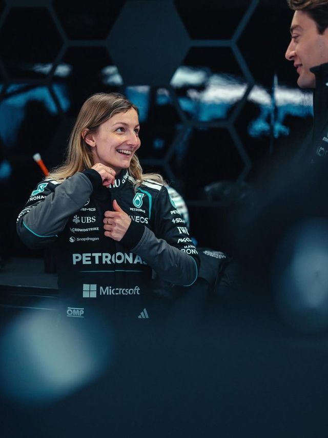 Doriane Pin faz história e é a primeira mulher a pilotar uma Mercedes na F1