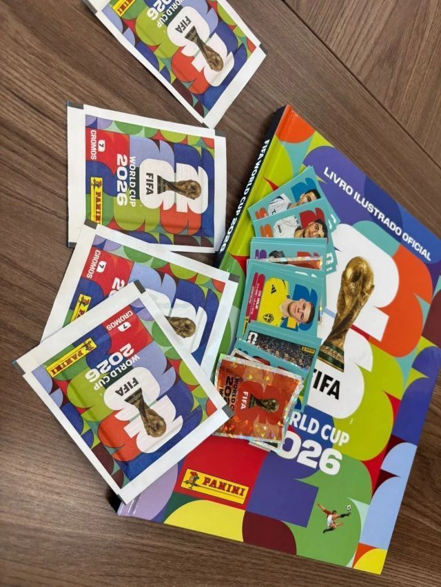 Tem figurinha do Flaco López? Detalhes da Argentina no álbum da Copa