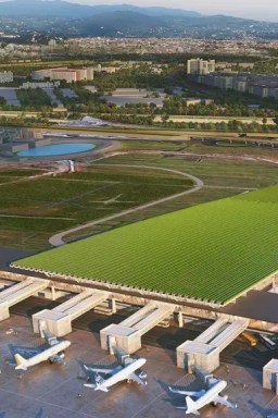 Conheça projeto de aeroporto coberto por vinhedo na Toscana