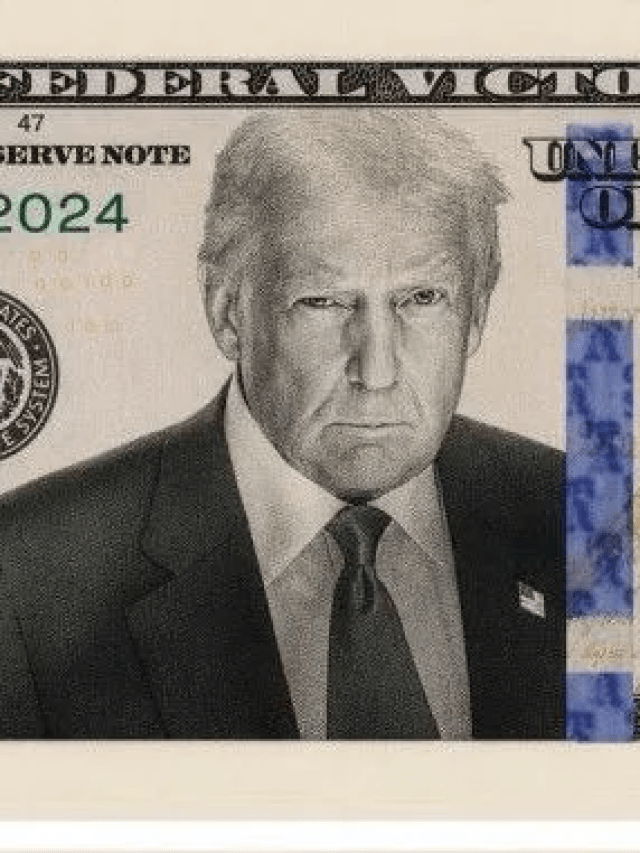 Trump publica imagem de nota de US$ 100 com o próprio rosto