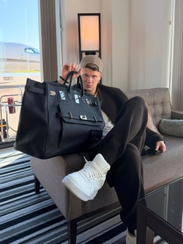 Haaland, atacante da Noruega, coleciona bolsas de luxo; veja