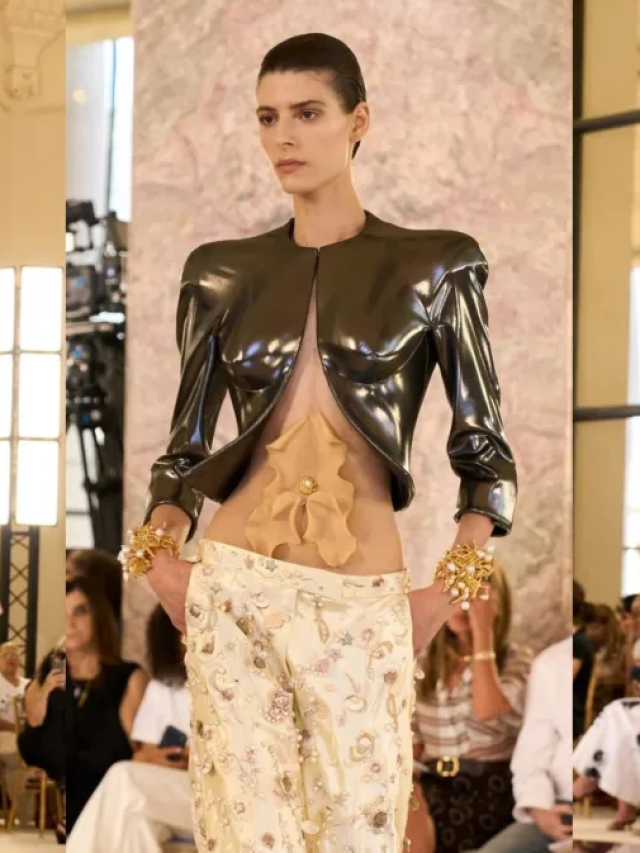 As brasileiras no desfile da Schiaparelli na Alta-Costura de Paris