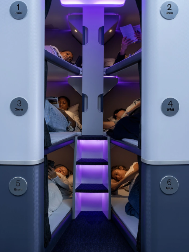 Air New Zealand terá beliches para voos de 17 horas