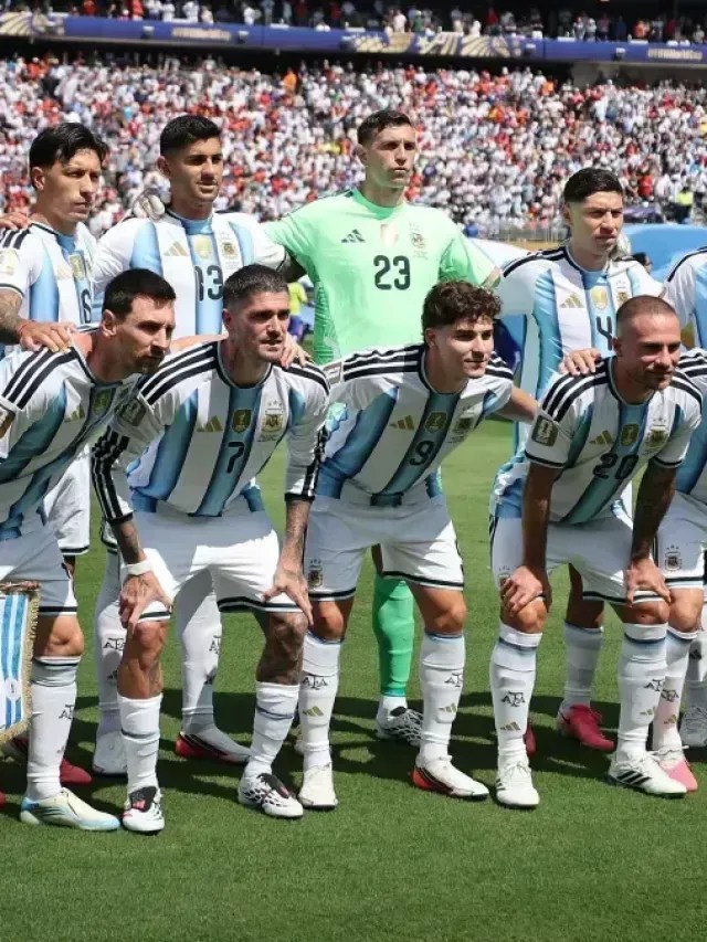 Com que idade chegarão os jogadores da seleção da Argentina à próxima Copa?