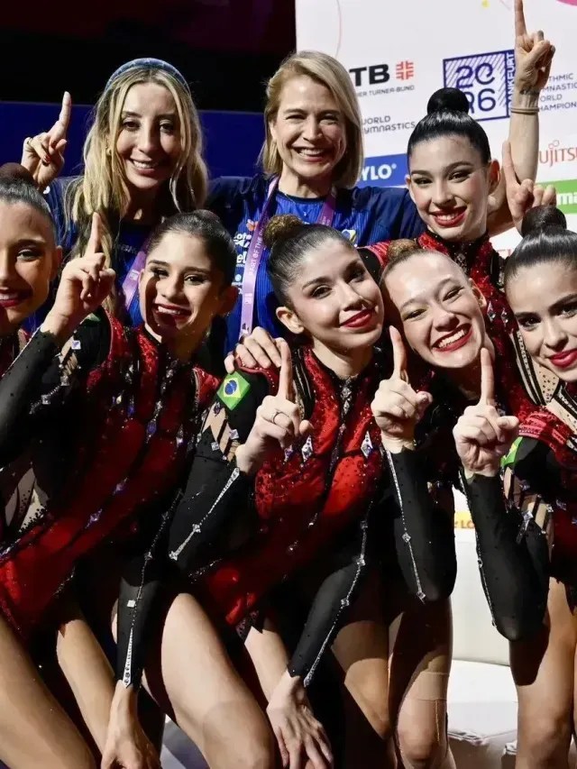 Brasil faz história e conquista dois ouros no Mundial de ginástica rítmica