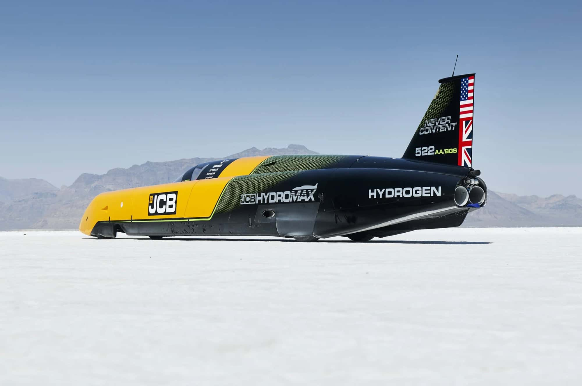653 km/h: carro a hidrogênio quebra recorde de velocidade nos EUA
