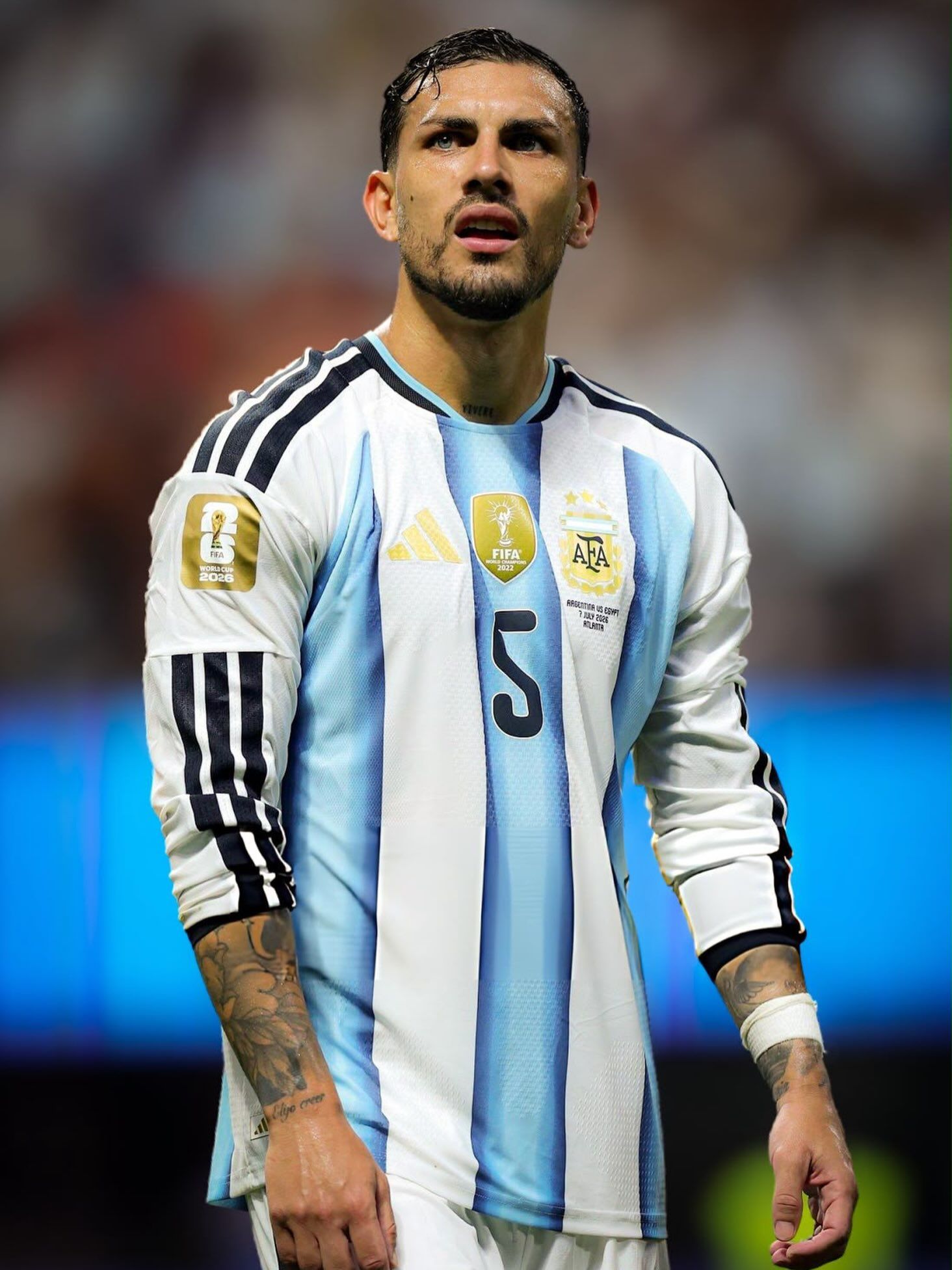 Paredes avalia futuro na Argentina após aposentadoria de Messi