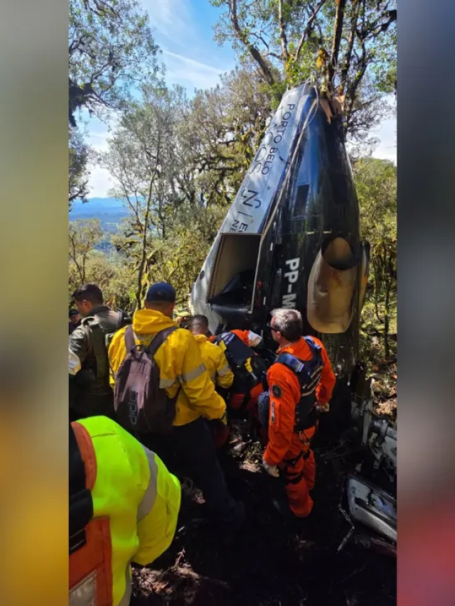 Brasil tem média de 16 acidentes de helicóptero por ano; veja números