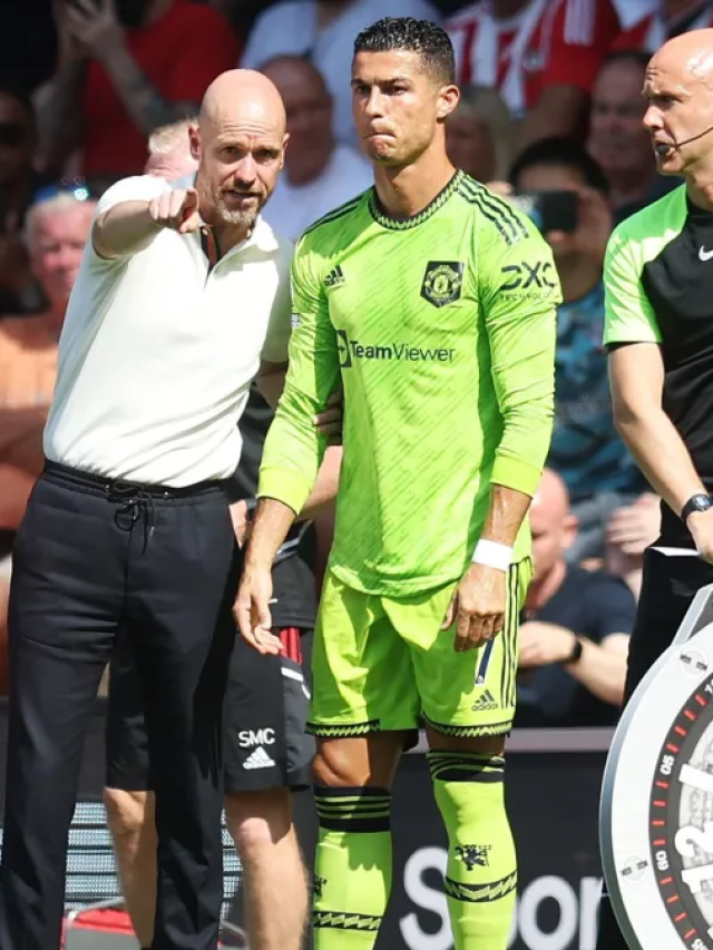 Ten Hag detona falta de dedicação de Cristiano Ronaldo: “Não corria”