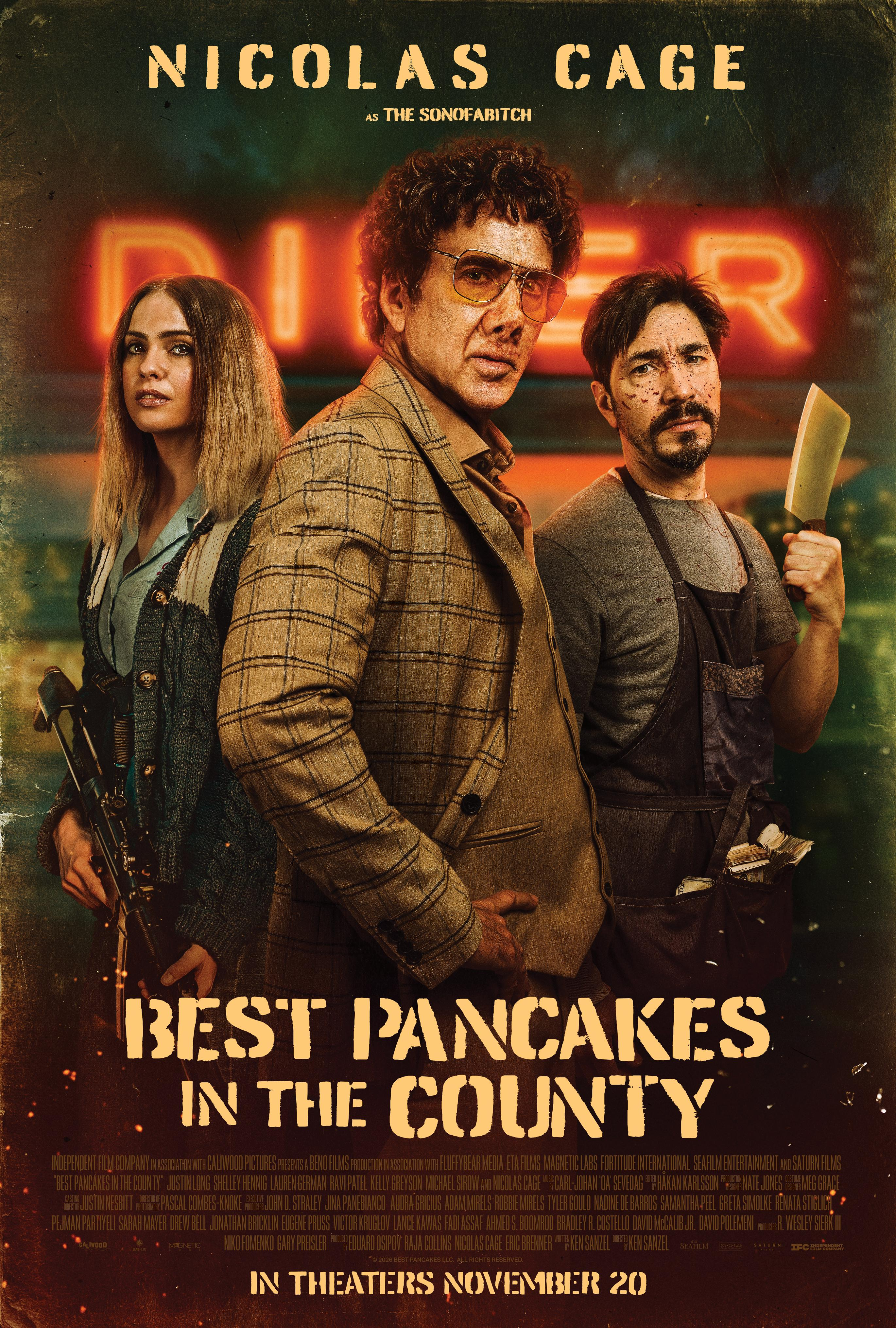 “Best Pancakes in the County”: conheça filme em que Nicolas Cage está “irreconhecível”